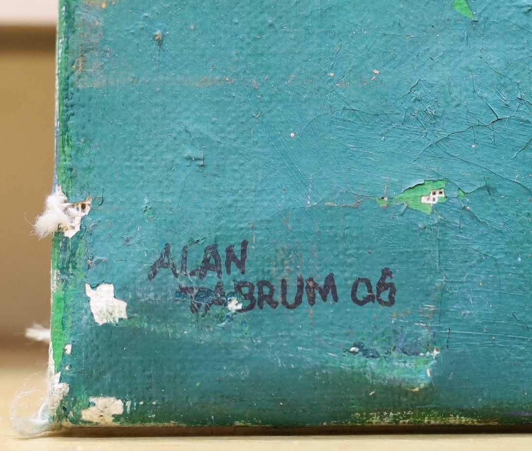 Alan Tabrum (d.2009), oil on canvas, 'Love and Remorse', signed and dated '06, 61 x 51cm, unframed